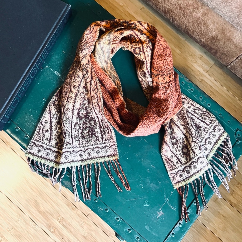 Cashmink Bohemian Multicolor Knit Scarf